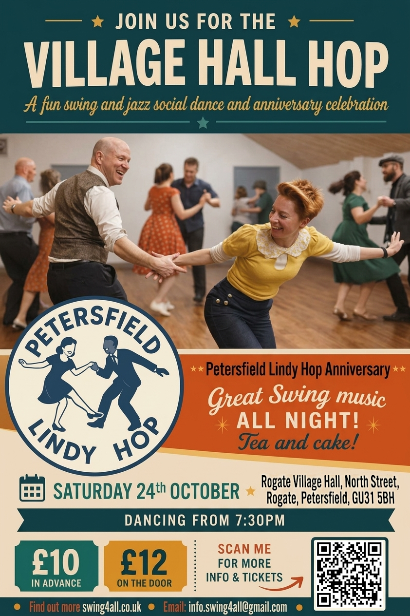 Village Hall Hop Social dance - 24th of October - Image 2